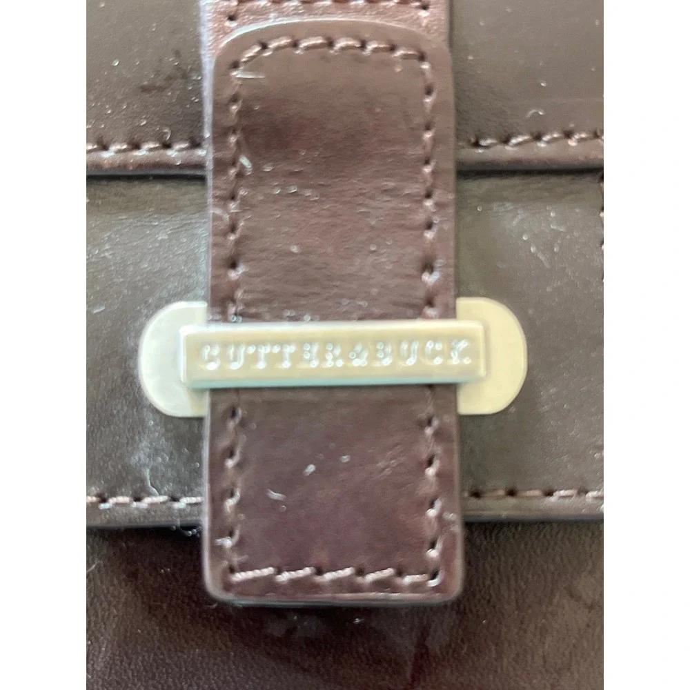 Cutter & Buck ONYX Portfolio Brown Leather Document Holder Business